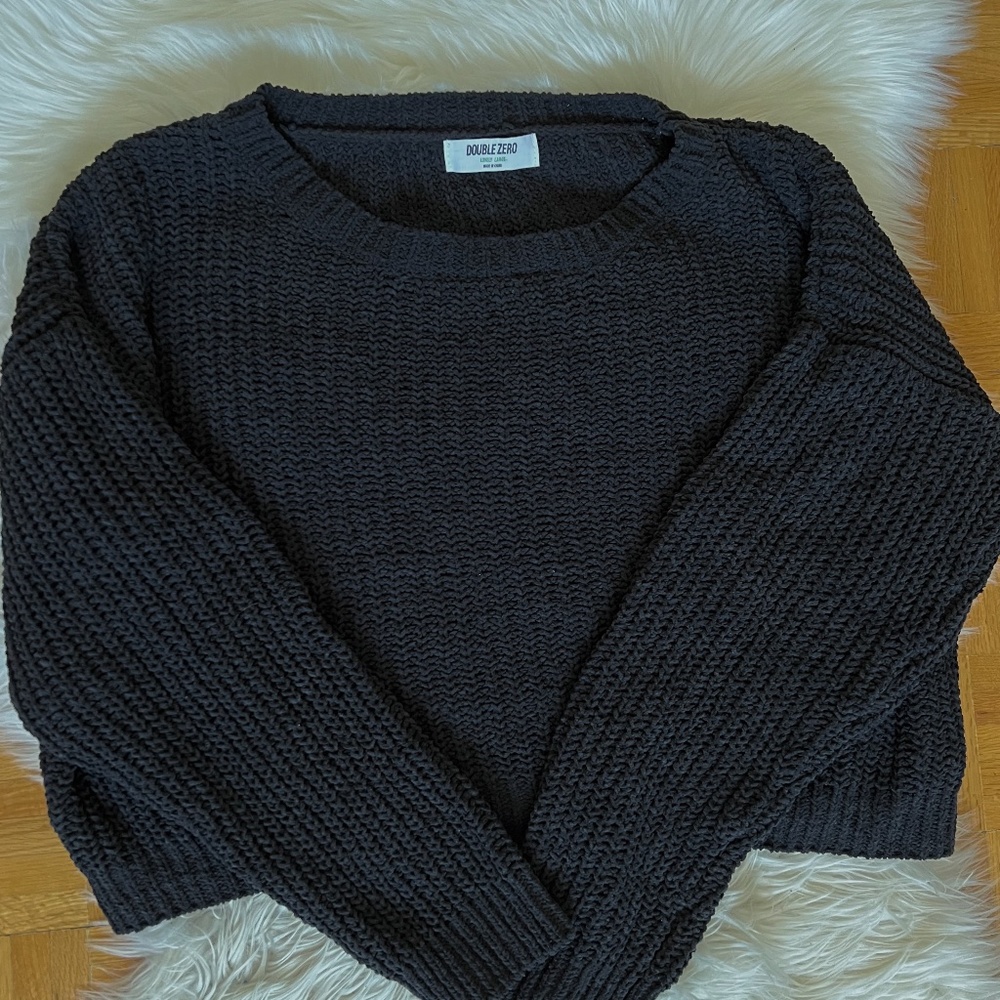Double Zero Knit Mini Crewneck
